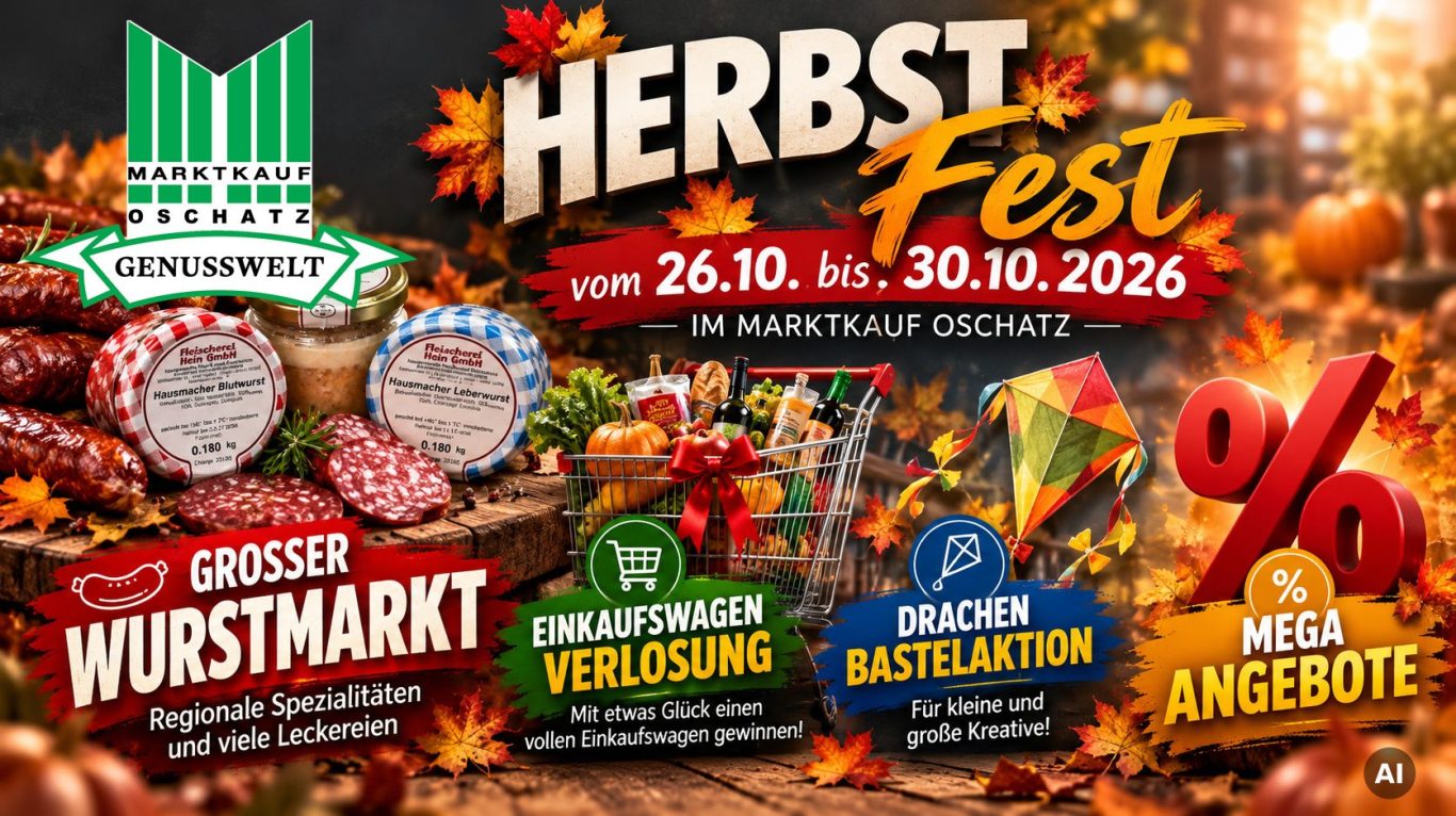 Herbstfest 26.10. bis 30.10.2026 Marktkauf Oschatz